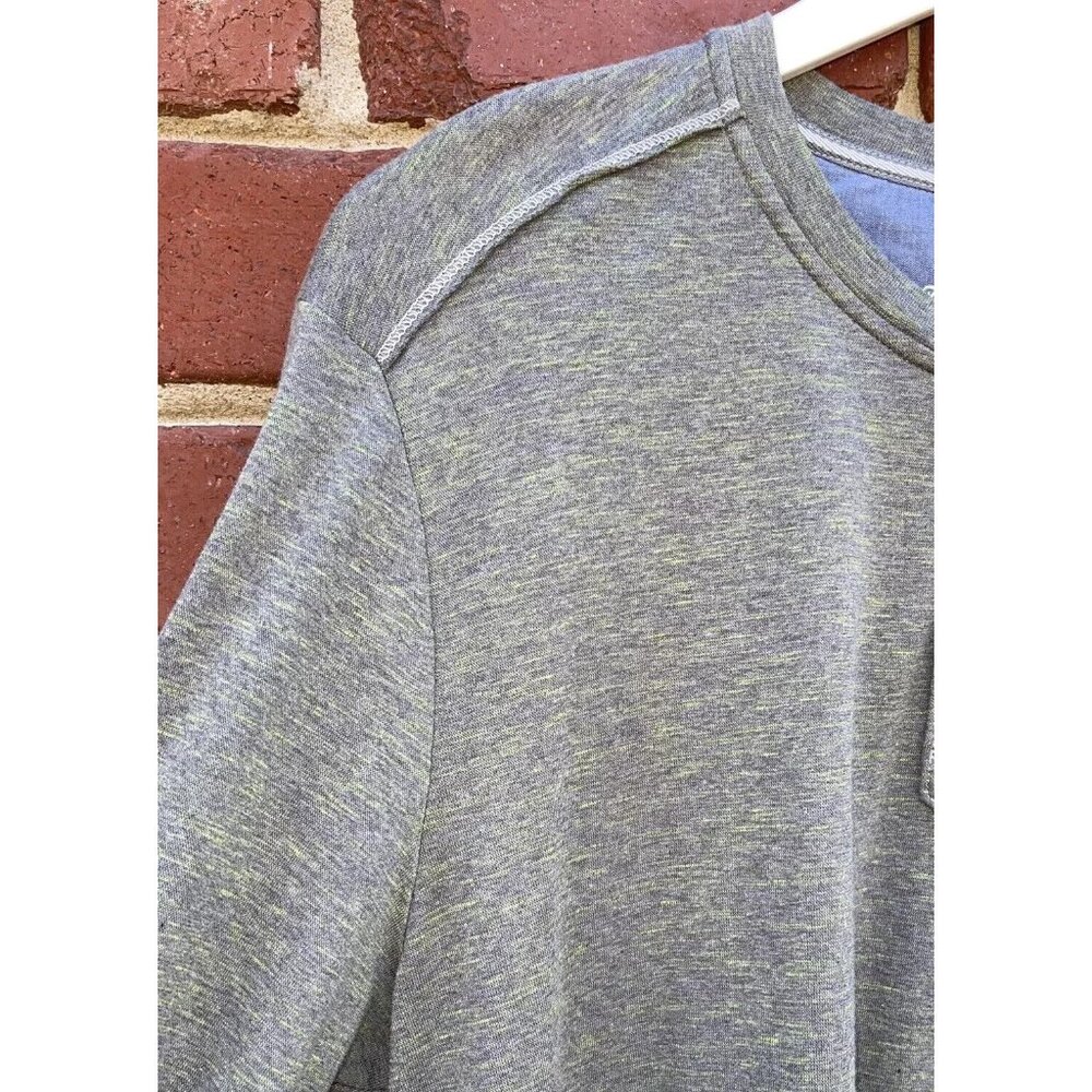 Tommy Bahama Mens Size M Cave Oahu Shores Henley Long Sleeve Tee Shirt - Picture 5 of 8